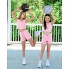 image:imageStelle Girls 2 Piece Outfits Tank Top and Shorts with Pockets 515 Years  Girls Ribbed TopsCrop TopsScoop NeckSleeveless TopsElastic Waist ShortsBow WaistSide PocketsPink