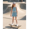 image:imageStelle Girls 2 Piece Outfits Tank Top and Shorts with Pockets 515 Years  Girls Ribbed TopsCrop TopsScoop NeckSleeveless TopsElastic Waist ShortsBow WaistSide PocketsSteel Blue