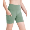 image:imageStelle Girls 348 Bike Volleyball Shorts with Pockets Youth Athletic Yoga Dance Gymnastics CompressionJade Green
