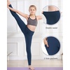 image:imageStelle Girls Athletic Leggings Kids Dance Running Yoga Pants Workout Active Dance Tights with PocketsDark Navy