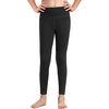 image:imageStelle Girls Athletic Leggings Kids Dance Workout Running Yoga Pants with Hidden PocketA1black