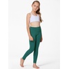 image:imageStelle Girls Athletic Leggings Kids Dance Workout Running Yoga Pants with Hidden PocketTeal