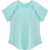 image:imageStelle Girls Athletic Shirts Short Sleeve Crewneck T Shirts Active Sports Top Soccer Gym Workout Tshirt Summer Tees for KidAqua Blue07