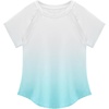 image:imageStelle Girls Athletic Shirts Short Sleeve Crewneck T Shirts Active Sports Top Soccer Gym Workout Tshirt Summer Tees for KidAqua Blue08