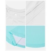 image:imageStelle Girls Athletic Shirts Short Sleeve Crewneck T Shirts Active Sports Top Soccer Gym Workout Tshirt Summer Tees for KidAqua Blue08