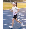 image:imageStelle Girls Athletic Shirts Short Sleeve Crewneck T Shirts Active Sports Top Soccer Gym Workout Tshirt Summer Tees for KidLavender