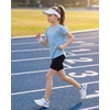 image:imageStelle Girls Athletic Shirts Short Sleeve Crewneck T Shirts Active Sports Top Soccer Gym Workout Tshirt Summer Tees for KidLight Blue07