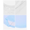 image:imageStelle Girls Athletic Shirts Short Sleeve Crewneck T Shirts Active Sports Top Soccer Gym Workout Tshirt Summer Tees for KidLight Blue08