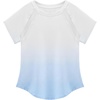 image:imageStelle Girls Athletic Shirts Short Sleeve Crewneck T Shirts Active Sports Top Soccer Gym Workout Tshirt Summer Tees for KidLight Blue08