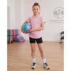 image:imageStelle Girls Athletic Shirts Short Sleeve Crewneck T Shirts Active Sports Top Soccer Gym Workout Tshirt Summer Tees for KidLight Pink