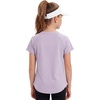 image:imageStelle Girls Athletic Shirts Short Sleeve Crewneck T Shirts Active Sports Top Soccer Gym Workout Tshirt Summer Tees for KidLight Purple