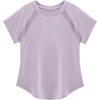 image:imageStelle Girls Athletic Shirts Short Sleeve Crewneck T Shirts Active Sports Top Soccer Gym Workout Tshirt Summer Tees for KidLight Purple