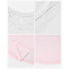 image:imageStelle Girls Athletic Shirts Short Sleeve Crewneck T Shirts Active Sports Top Soccer Gym Workout Tshirt Summer Tees for KidPink