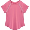 image:imageStelle Girls Athletic Shirts Short Sleeve Crewneck T Shirts Active Sports Top Soccer Gym Workout Tshirt Summer Tees for KidWatermelon