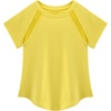 image:imageStelle Girls Athletic Shirts Short Sleeve Crewneck T Shirts Active Sports Top Soccer Gym Workout Tshirt Summer Tees for KidYellow