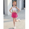 image:imageStelle Girls Athletic Shorts Flowy Running 2 in 1 Butterfly Short with Pockets Soccer Tennis for TeenDreamhouse Pink