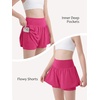 image:imageStelle Girls Athletic Shorts Flowy Running 2 in 1 Butterfly Short with Pockets Soccer Tennis for TeenDreamhouse Pink