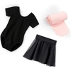 image:imageStelle Girls Ballet Leotards Toddler Dance Outfit Combo with Pull on Skirt and Tights ToddlerLittle KidBig Kid01black