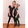 image:imageStelle Girls Ballet Leotards Toddler Dance Outfit Combo with Pull on Skirt and Tights ToddlerLittle KidBig Kid02black Shiny Tutu Skirt