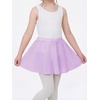 image:imageStelle Girls Ballet Skirt Chiffon Dance Skirt for Girls with Mesh Bowknot Elastic Waist Pullon Skirts for BalletLavender