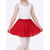 image:imageStelle Girls Ballet Skirt Chiffon Dance Skirt for Girls with Mesh Bowknot Elastic Waist Pullon Skirts for BalletRed