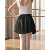 image:imageStelle Girls Ballet Skirt Pull On High Waist Dance Wrap Skirt Layered Ruffle Chiffon Skirt Kid Toddler Ballerina ClothesBlack