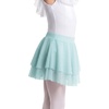 image:imageStelle Girls Ballet Skirt Pull On High Waist Dance Wrap Skirt Layered Ruffle Chiffon Skirt Kid Toddler Ballerina ClothesLight Blue