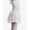 image:imageStelle Girls Ballet Skirt Pull On High Waist Dance Wrap Skirt Layered Ruffle Chiffon Skirt Kid Toddler Ballerina ClothesWhite