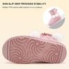 image:imageStelle Girls Boys Boots Kids Snow Winter Boots Outdoor Ankle Warm Slip On Faux Fur Lined Lightweight ShoesToddlerLittle KidsBig KidsPink