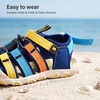 image:imageStelle Girls ClosedToe Water Hiking Beach Outdoor Sport Sandals  Adjustable HookandLoop Straps Boys amp Girls Athletic Shoes Summer Everyday Wear QuickDrying Materials Toddler to Big KidsSolar Pop