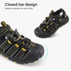 image:imageStelle Girls ClosedToe Water Hiking Beach Outdoor Sport Sandals  Adjustable HookandLoop Straps Boys amp Girls Athletic Shoes Summer Everyday Wear QuickDrying Materials Toddler to Big KidsBlack