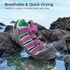 image:imageStelle Girls ClosedToe Water Hiking Beach Outdoor Sport Sandals  Adjustable HookandLoop Straps Boys amp Girls Athletic Shoes Summer Everyday Wear QuickDrying Materials Toddler to Big KidsIntense Magenta