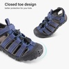 image:imageStelle Girls ClosedToe Water Hiking Beach Outdoor Sport Sandals  Adjustable HookandLoop Straps Boys amp Girls Athletic Shoes Summer Everyday Wear QuickDrying Materials Toddler to Big KidsNavy