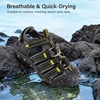 image:imageStelle Girls ClosedToe Water Hiking Beach Outdoor Sport Sandals  Adjustable HookandLoop Straps Boys amp Girls Athletic Shoes Summer Everyday Wear QuickDrying Materials Toddler to Big KidsBlack