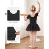 image:imageStelle Girls Dance Leotards with Sequin Tutu Dress Ballet Leotards Gymnastic Ballerina Costume Toddler Ballet OutfitBlack