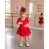 image:imageStelle Girls Dance Leotards with Sequin Tutu Dress Ballet Leotards Gymnastic Ballerina Costume Toddler Ballet OutfitRed