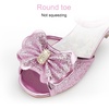 image:imageStelle Girls Dress Shoes Low Heel Glitter Bow Party Wedding Flower School ShoesBellapink