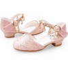 image:imageStelle Girls Dress Shoes Low Heel Glitter Bow Party Wedding Flower School ShoesSparklepink