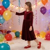 image:imageStelle Girls Dress Shoes Toddler Flower Wedding Party Shoes Mary Jane School FlatsToddlerLittle KidsBig Kids1red