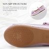 image:imageStelle Girls Dress Shoes Toddler Mary Jane Shoes Flat with Bow for ToddlerLittle KidsPetal Glimmer