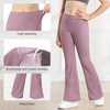 image:imageStelle Girls Flare Leggings High Waisted Yoga Pants Bootcut Dance Casual Pants Activewear Kids Bell Bottoms1pc Dusty Lavender