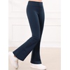 image:imageStelle Girls Flare Leggings High Waisted Yoga Pants Bootcut Dance Casual Pants Activewear Kids Bell Bottoms1pc Navy