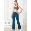 image:imageStelle Girls Flare Leggings High Waisted Yoga Pants Bootcut Dance Casual Pants Activewear Kids Bell Bottoms1pc Oceanic