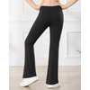 image:imageStelle Girls Flare Leggings High Waisted Yoga Pants Bootcut Dance Casual Pants Activewear Kids Bell BottomsBlackBlackBlackBlack