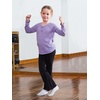image:imageStelle Girls Flare Leggings with Pockets High Waisted Bootcut Yoga Pants Kids Dance Bell Bottoms Leggings01b1black
