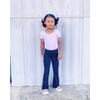 image:imageStelle Girls Flare Leggings with Pockets High Waisted Bootcut Yoga Pants Kids Dance Bell Bottoms Leggings02b2navy