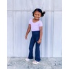 image:imageStelle Girls Flare Leggings with Pockets High Waisted Bootcut Yoga Pants Kids Dance Bell Bottoms Leggings02b2navy