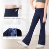 image:imageStelle Girls Flare Leggings with Pockets High Waisted Bootcut Yoga Pants Kids Dance Bell Bottoms Leggings02b2navy