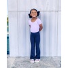 image:imageStelle Girls Flare Leggings with Pockets High Waisted Bootcut Yoga Pants Kids Dance Bell Bottoms Leggings05b5dusty Lavender