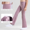 image:imageStelle Girls Flare Leggings with Pockets High Waisted Bootcut Yoga Pants Kids Dance Bell Bottoms Leggings05b5dusty Lavender
